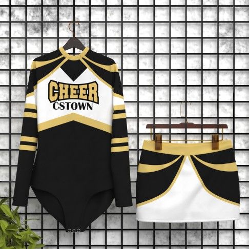 women's plus size yellow cheer uniform yellow 5