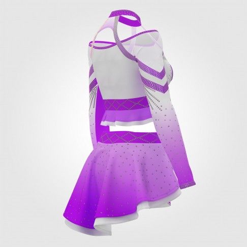 youth two piece purple cheerleader apparel pink 4