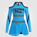 adult black cheerleader costume  blue