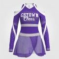 adult black cheerleader costume  purple