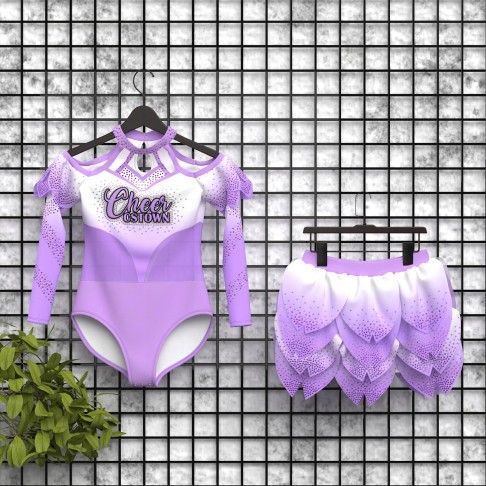 all star pink cheer outfit purple 5