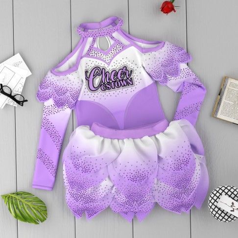 all star pink cheer outfit purple 6