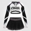 cheap retro royal blue cheer uniforms black