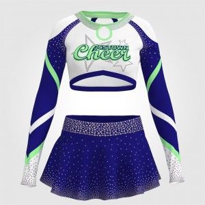 cheap retro royal blue cheer uniforms