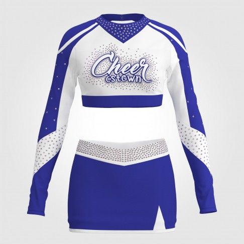 affordable diy cheer uniforms for sale blue 0