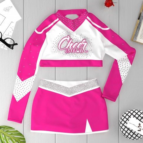 affordable diy cheer uniforms for sale pink 6