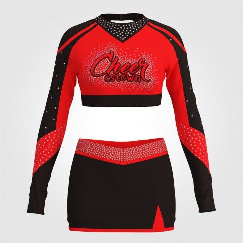 affordable diy cheer uniforms for sale red 0