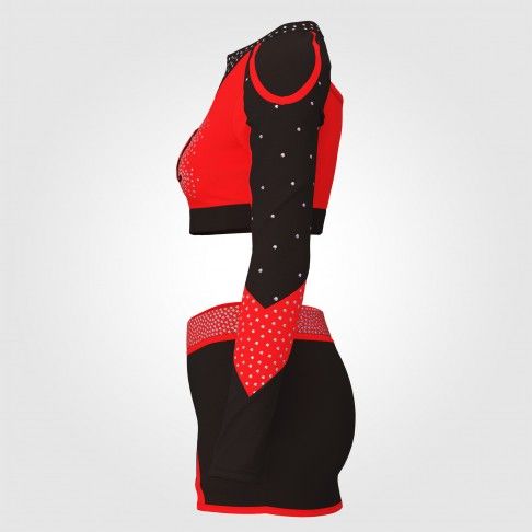 affordable diy cheer uniforms for sale red 2