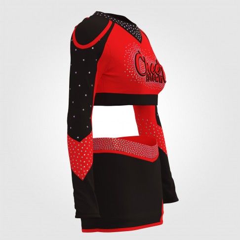 affordable diy cheer uniforms for sale red 3