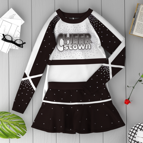 discount cheer uniform supply black 6