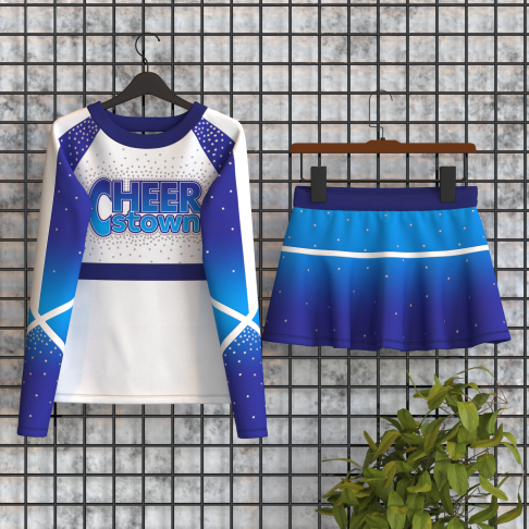 discount cheer uniform supply blue 5