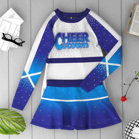 discount cheer uniform supply blue 6