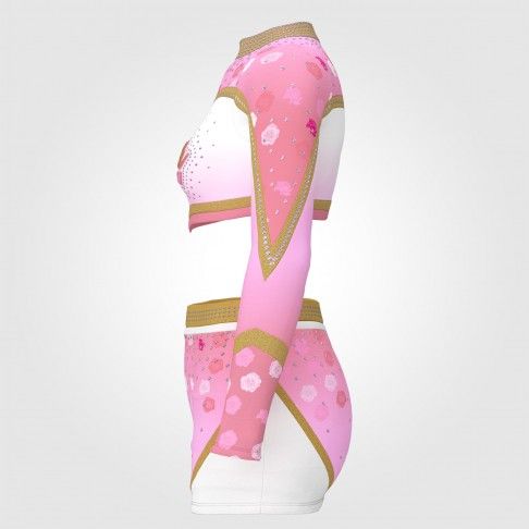 make your own discount cheerleading uniform pink 2