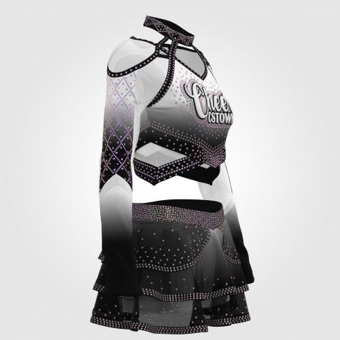 make your own cheap cheer dance costume black 3