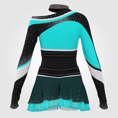 american cheerleading attire green 1