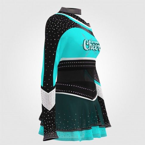 american cheerleading attire green 3