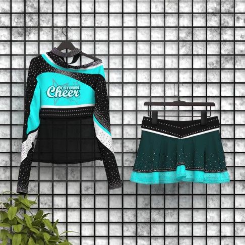 american cheerleading attire green 5