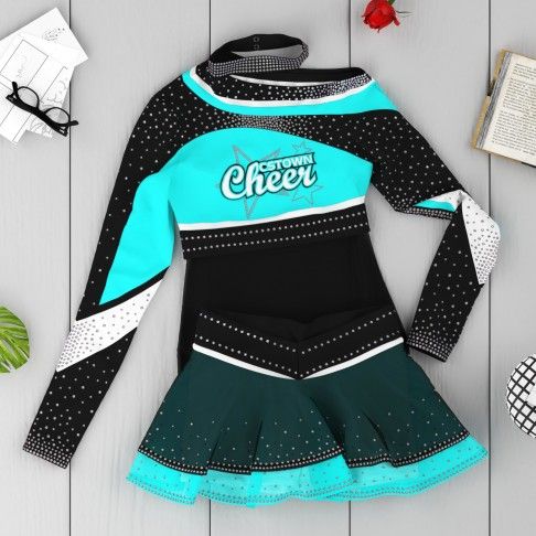 american cheerleading attire green 6