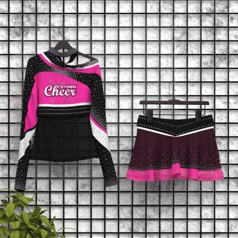 american cheerleading attire pink 5