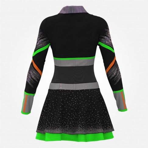 stock cheerleading apparel green 1