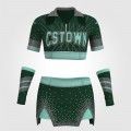 simple hot cheer costume green