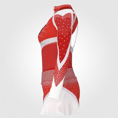 usa cheer outfit for cheerleaders red 2