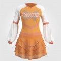 pink infant cheer uniforms orange