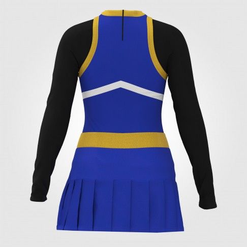 youth blue cheerleading costume  blue 1