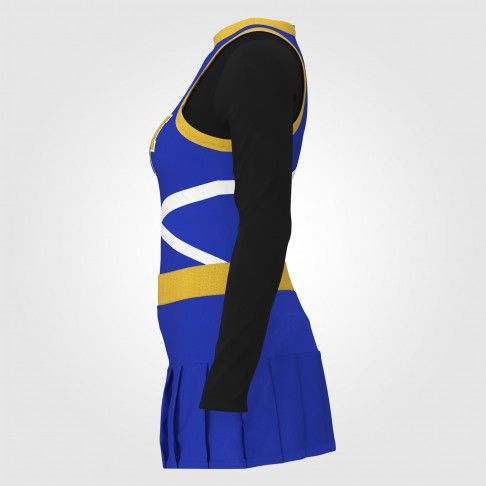 youth blue cheerleading costume  blue 2