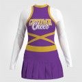 youth blue cheerleading costume  purple