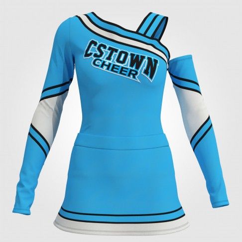 cheap sideline cheerleading uniforms blue 0