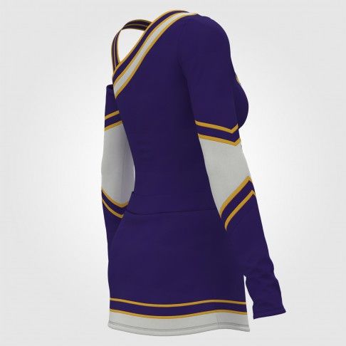 cheap sideline cheerleading uniforms purple 4