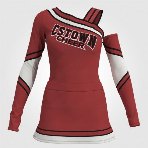 cheap sideline cheerleading uniforms red 0