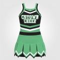 cheap wholesale sideline cheer costume green