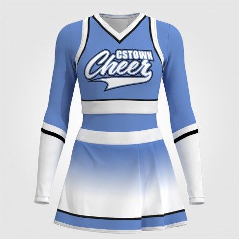 hot cheerleading dance uniforms blue 0