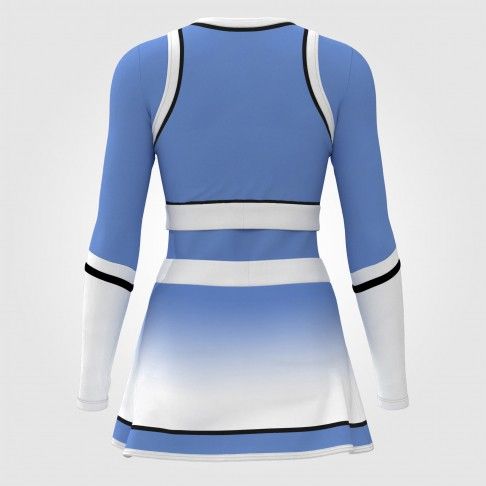 hot cheerleading dance uniforms blue 1