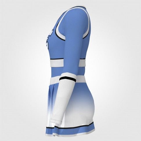 hot cheerleading dance uniforms blue 2