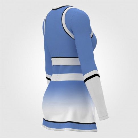 hot cheerleading dance uniforms blue 4