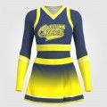 hot cheerleading dance uniforms yellow