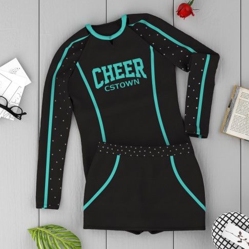 create cheer uniforms package black 6