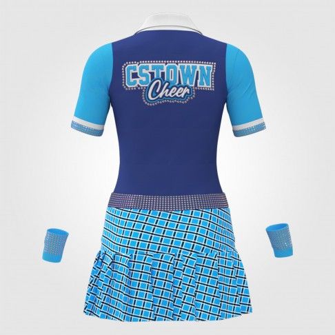 red sideline cheer apparel blue 1