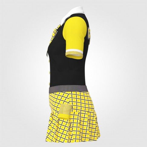 red sideline cheer apparel yellow 2