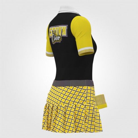 red sideline cheer apparel yellow 4