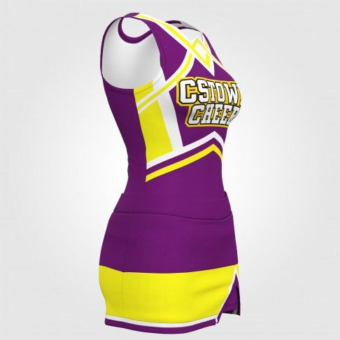 best sideline cheerleading uniforms purple 3