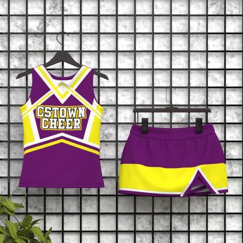 best sideline cheerleading uniforms purple 5