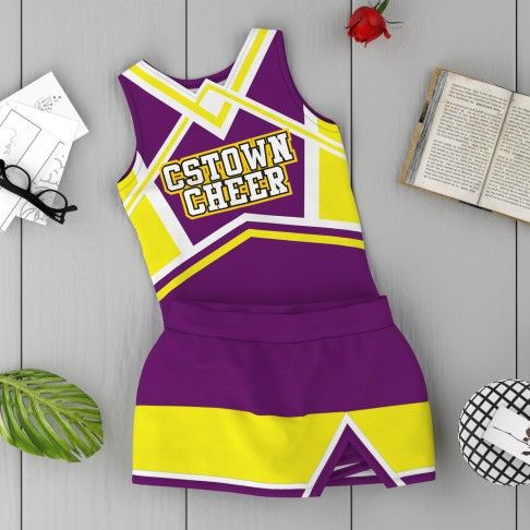 best sideline cheerleading uniforms purple 6