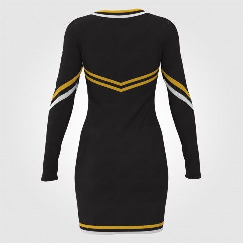 green sideline cheerleading outfits black 1