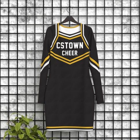 green sideline cheerleading outfits black 5