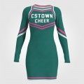 green sideline cheerleading outfits green