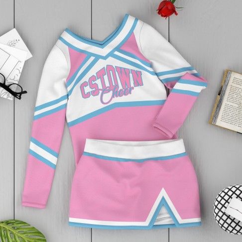 simple cheap sideline costumes pink 6